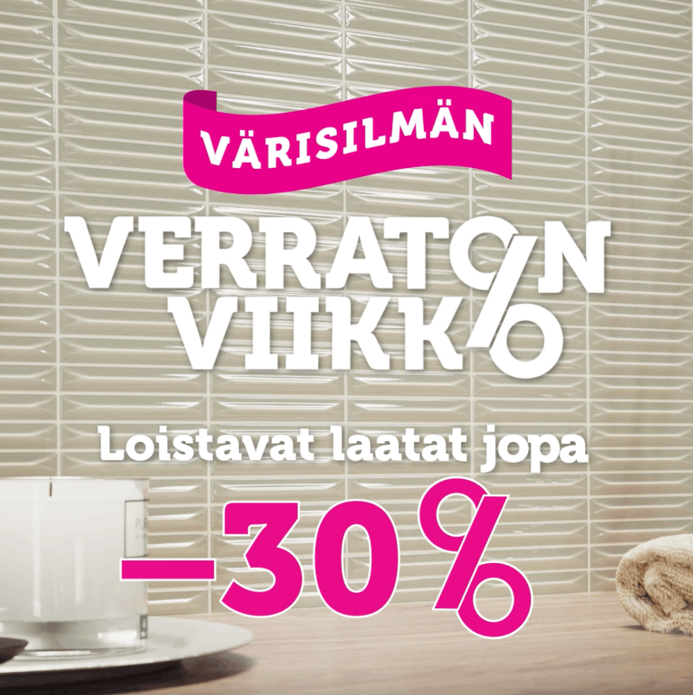 Kuva olohuoneesta, jossa seinällä akustiikkapaneeli.